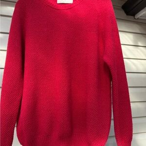 Peruvian Connection Red Alpaca Sweater
